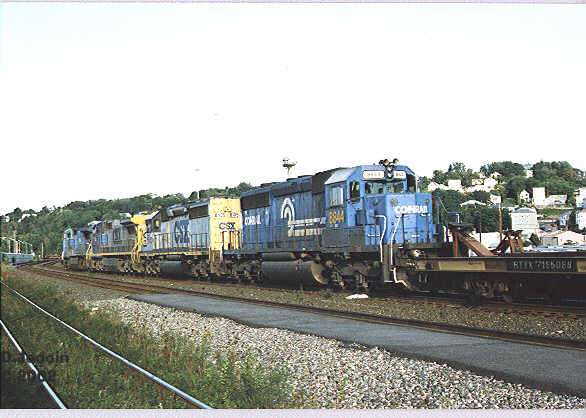 Photo of ex-Conrail 8844 on Q-116