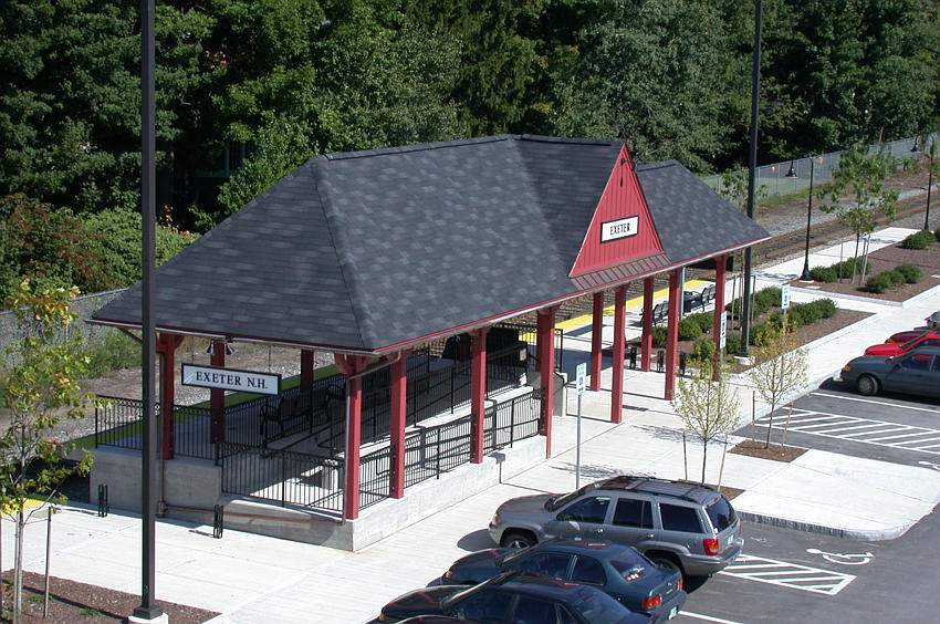 Photo of The new Exeter station on 9-5-02