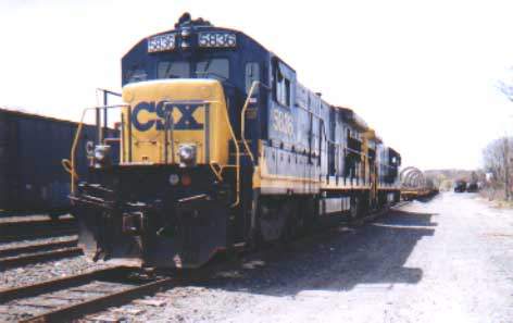 Photo of CSXT B36-7's in Framingham, MA
