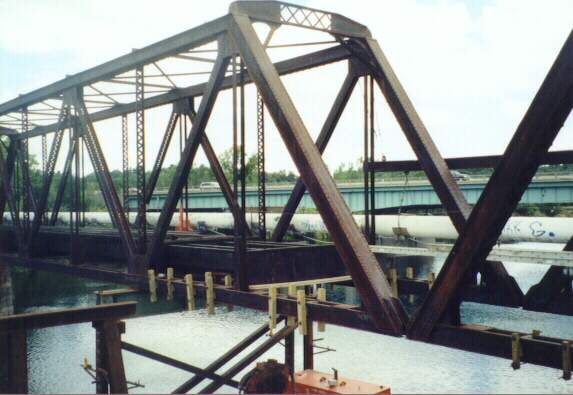 Photo of Bridge pier work in Concord, NH