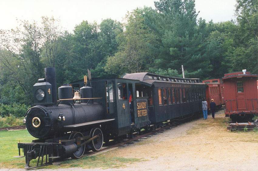 Photo of Sandy River RR Steam Locomotive.