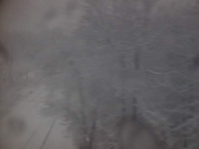 Photo of Barely Visible BSRR Line in Heavy Snow