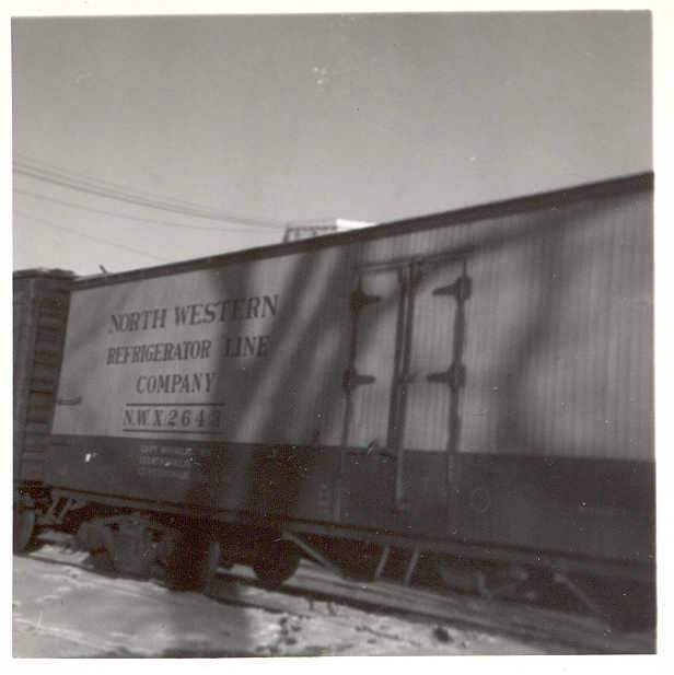 Photo of Wooden Refer Car on the Grand Junction Circa 1964