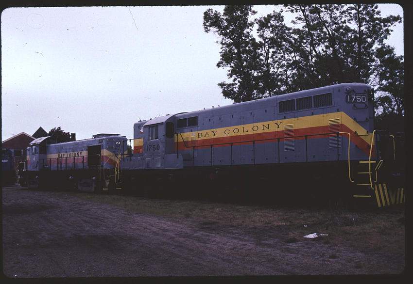 Photo of Bay Colony 1750 with the 1064 in Hyannis Yard