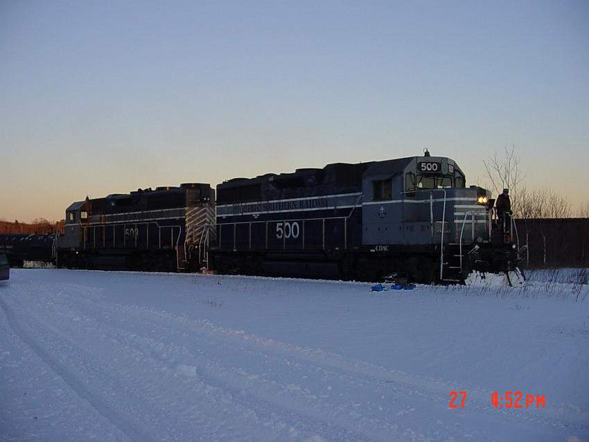 Photo of QSR 500, 503 @ Searsport on the B&A