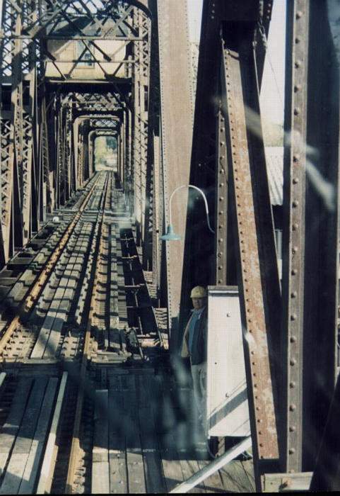 Photo of Crossing the Middletown Swing Bridge