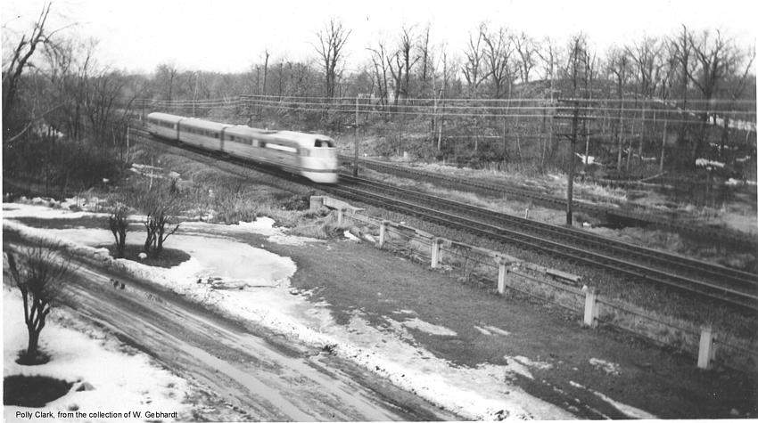 Photo of Flying Yankee, Clematis Brook, Eastbound, Circa 1946