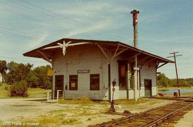 Photo of MEC Rockland branch, Wiscasset, ME 1970