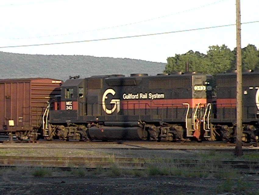 Photo of GP40 #343 at East Deerfield Yard