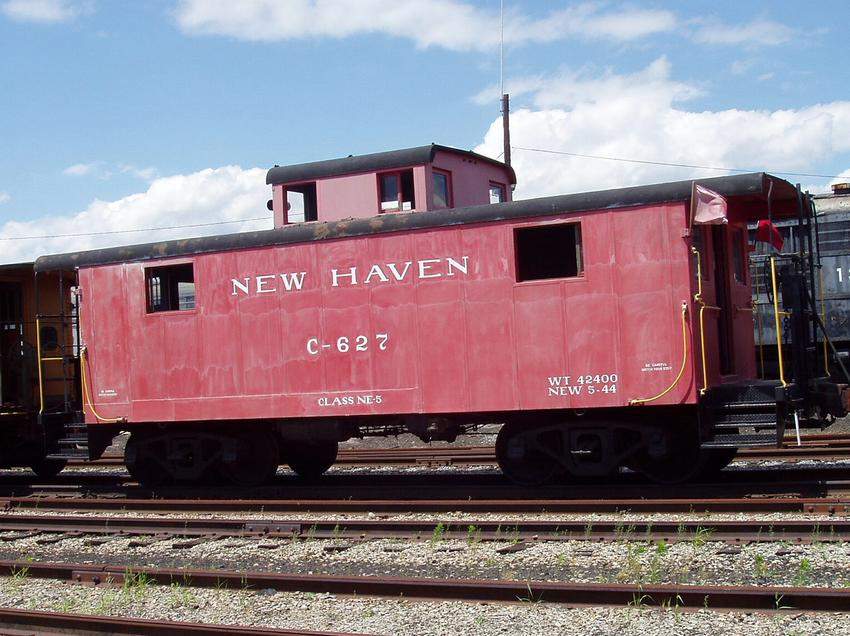 Photo of New Haven Caboose at Danbury Railway Museum