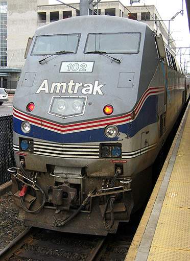 Photo of Amtrak #102 at New Haven