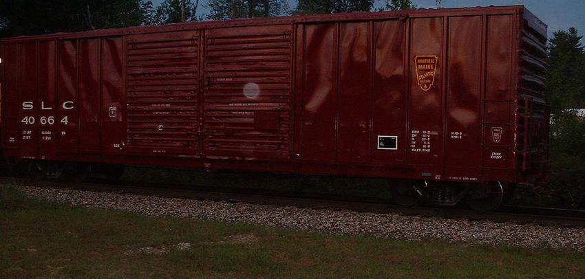 Photo of SLC Boxcar with MMA logos??