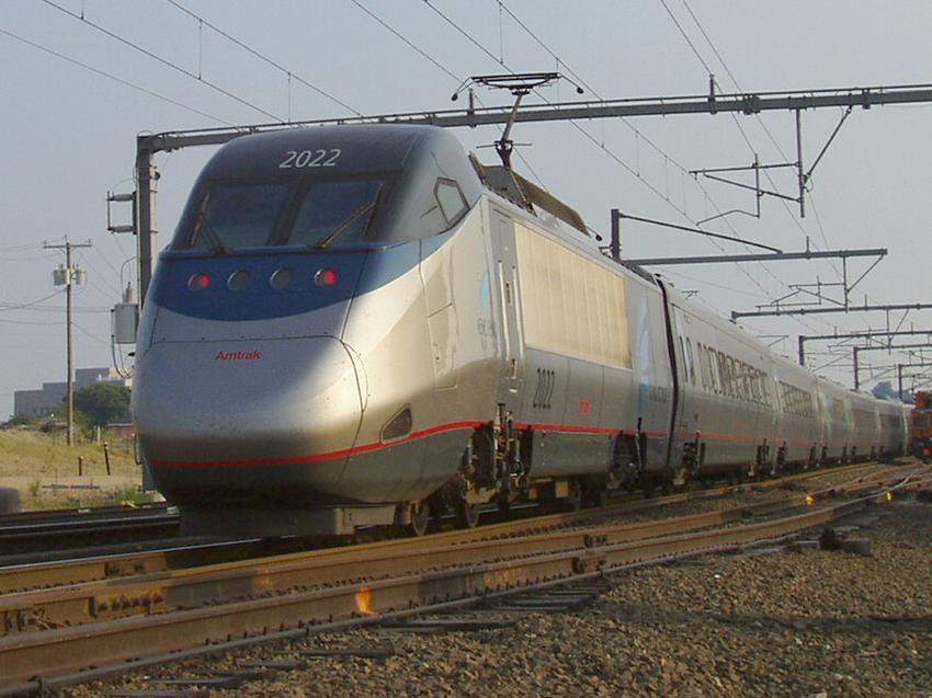 Photo of Acela approaches New London, CT
