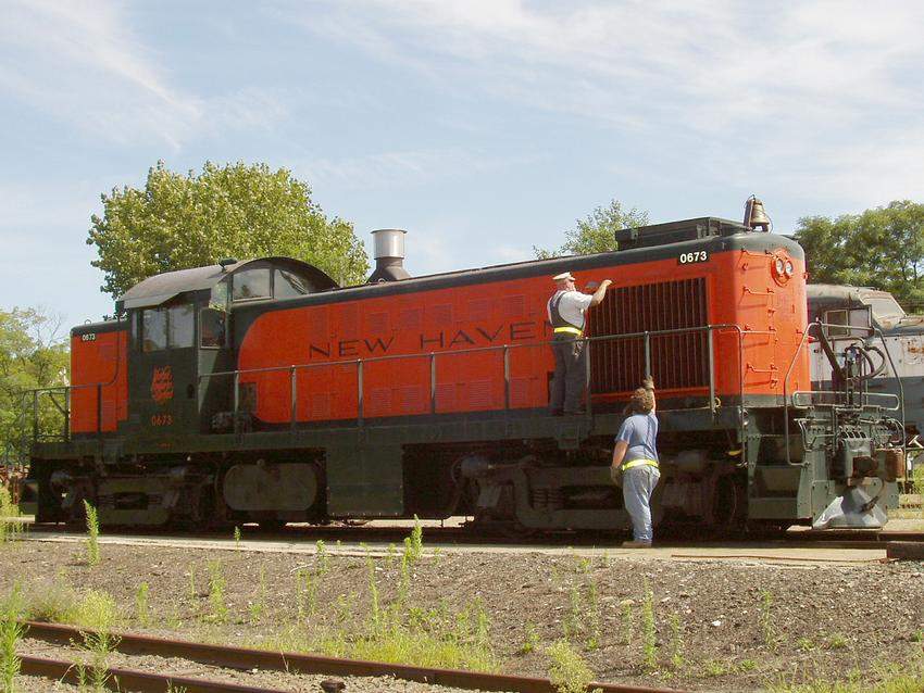 Photo of New Haven 0673 at Danbury Railway Museum