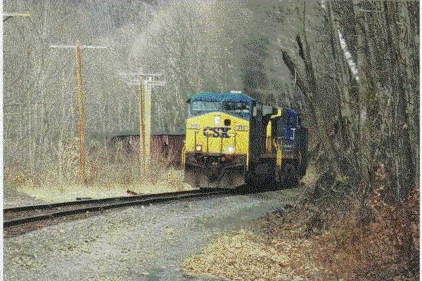 Photo of Loaded CSX Mt. Tom Coal Train