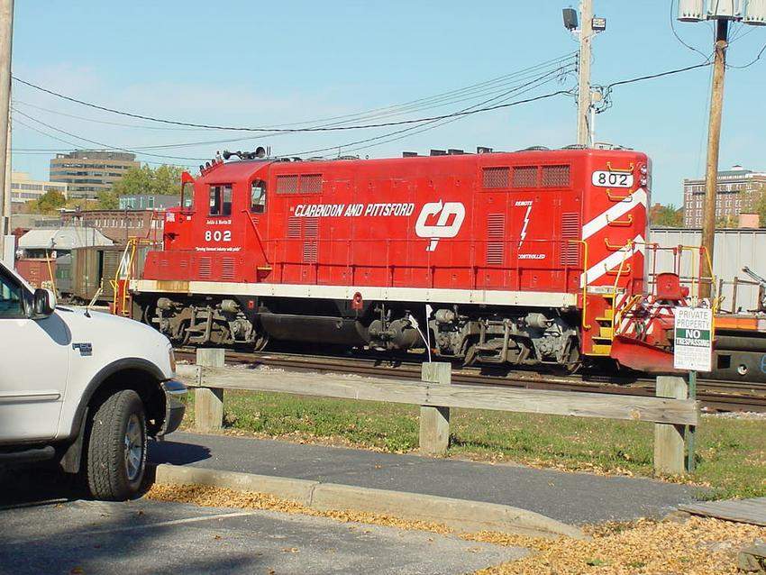 Photo of C&P # 802 sitting in Burlington VT