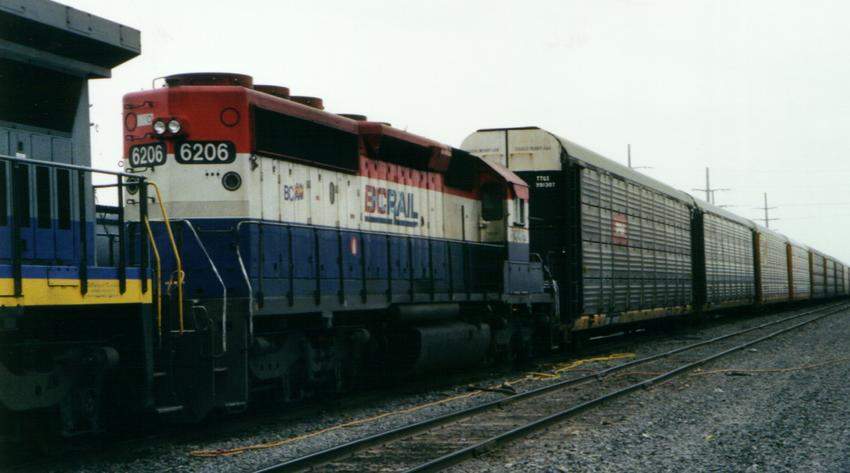 Photo of BC Rail #6206 at Selkirk, NY yard