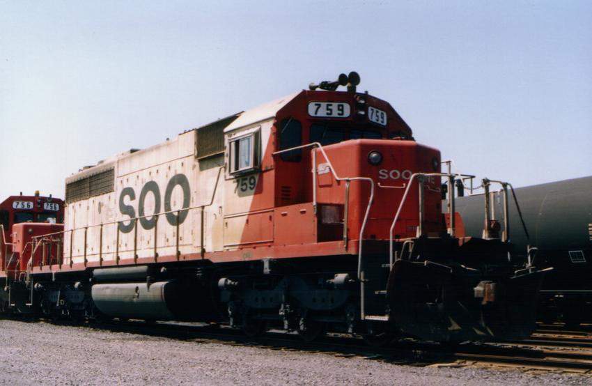 Photo of Soo Line #759 Kenwood Yard Albany, NY