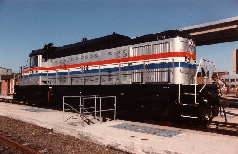 Photo of CCCL #1201 as AMTRAK #104