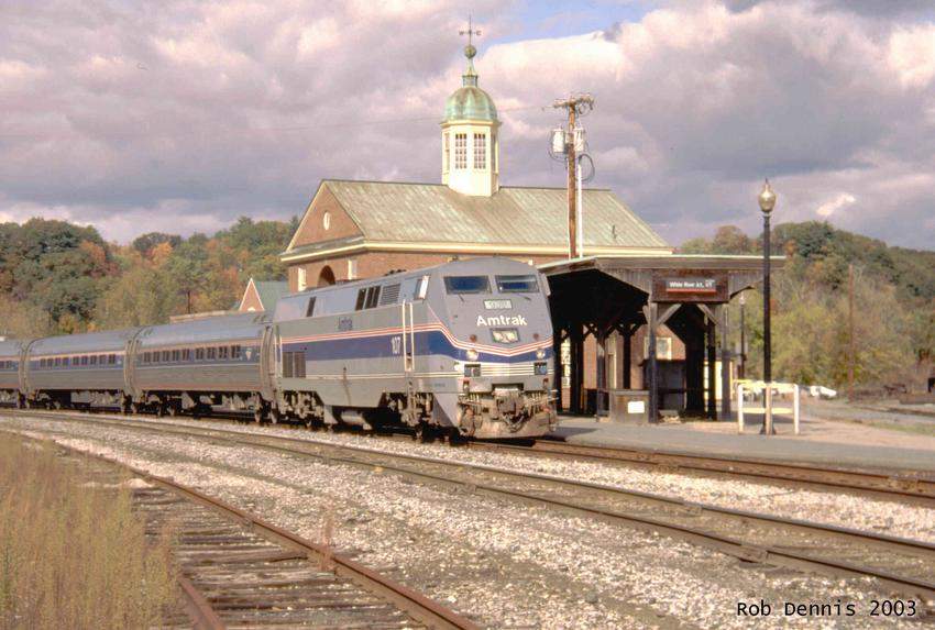 Photo of Amtrak 107, Vermonter, WR Jct2