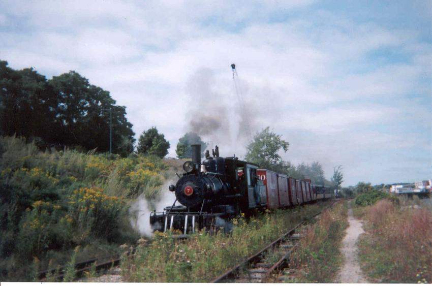Photo of Former B&SR #7 In Operation During Steamfest '03