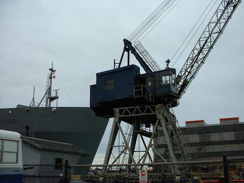 Photo of Rail Mounted Crane at Dry Dock #3