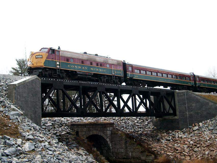 Photo of Conway Scenic Test Train 11-20-03 09