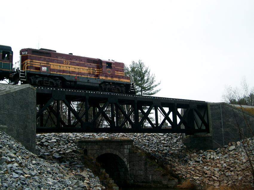 Photo of Conway Scenic Test Train 11-20-03 08
