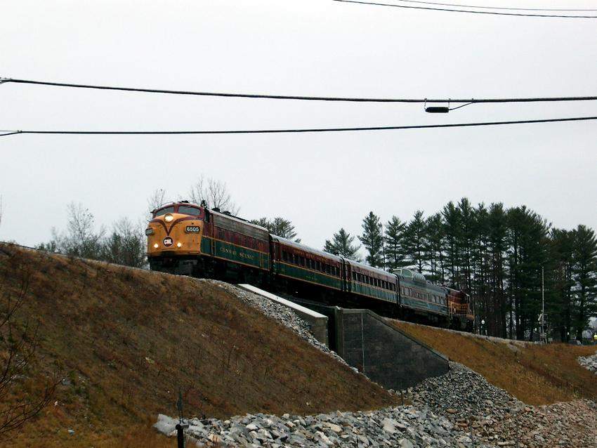 Photo of Conway Scenic Test Train 11-20-03 05