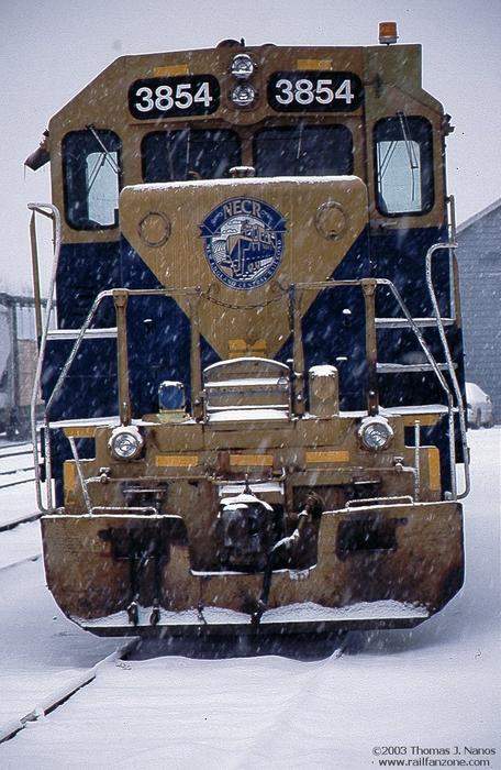 Photo of NECR 3854 resting in the snow