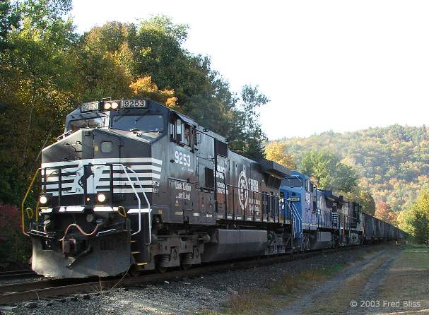 Photo of Loaded Bow coal through Shelburne Falls Trolley Museum