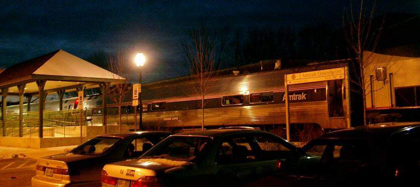Photo of Amtrak Geometery Car in Dover, NH