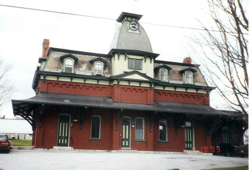 Photo of Restored Former Rutland Railroad station at North Bennington, VT