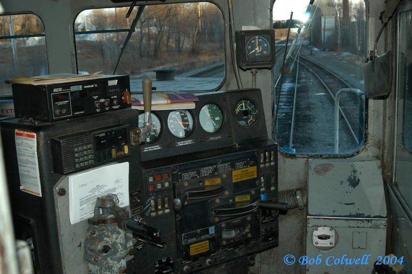 Photo of NHN GP-38 # 3823 View from the cab