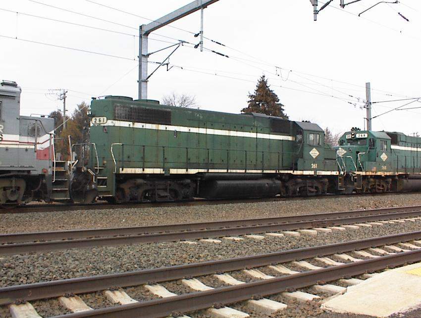 Photo of NY&A locomotive #261