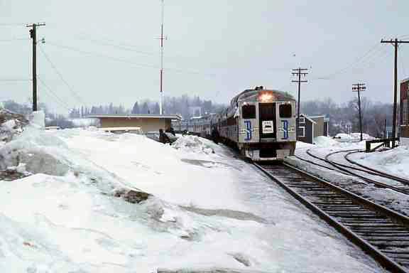 Photo of B&M Snow Train special Feb 1971.