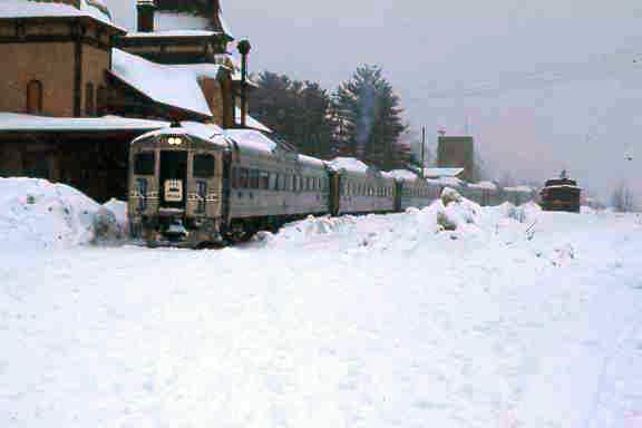 Photo of B&M Snow Train special Feb 1971.