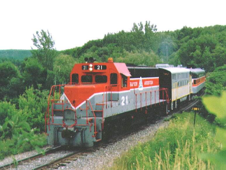 Photo of BAR business train at Frankfort
