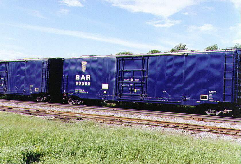 Photo of BAR grainloading box car