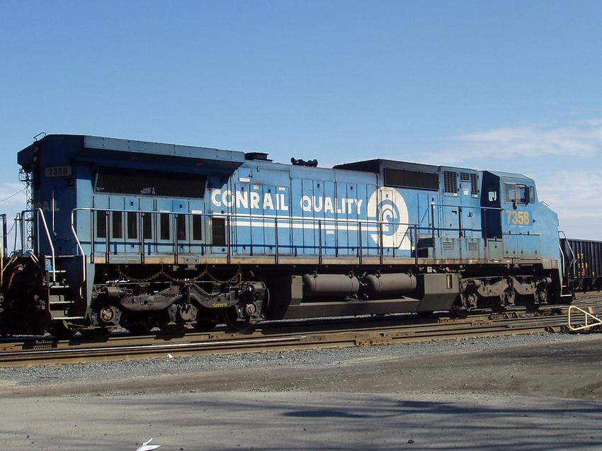 Photo of Ex-Conrail #7358 at CSX West Springfield Yard