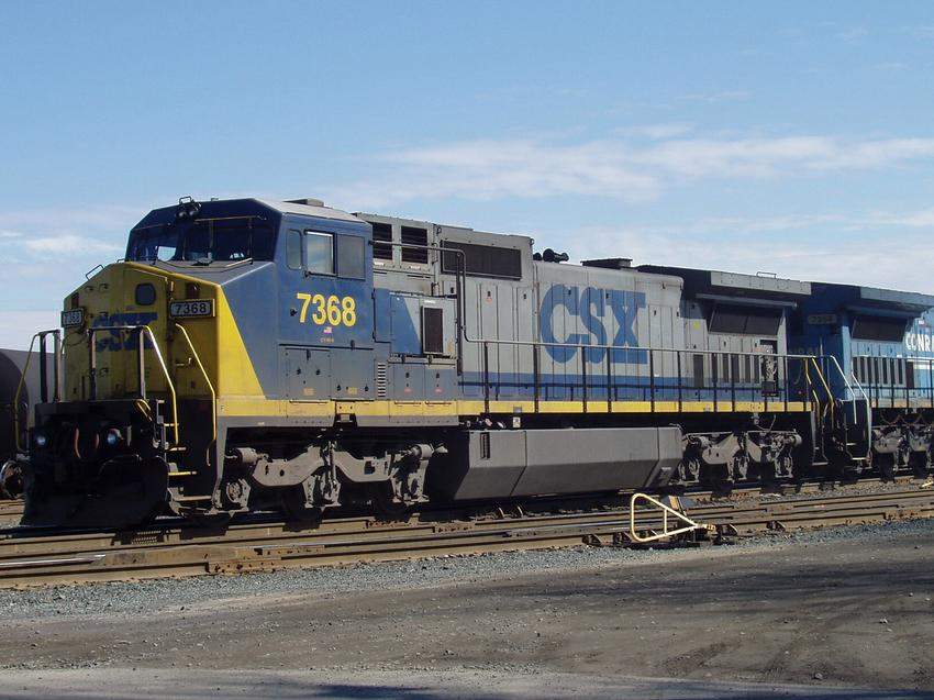 Photo of CSX #7368 at West Springfield, MA Yard