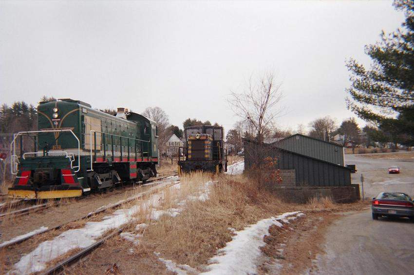 Photo of Grafton & Upton Alco & 44 Ton Diesel at West Upton Yard