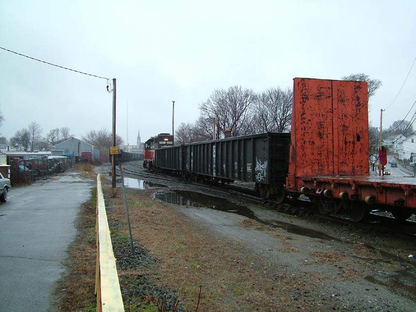 Photo of PR-2: P&W GP38-3 #2011 working the south end of Valley Falls Yard