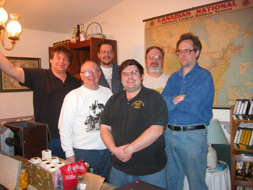 Photo of HAPT members at Brad Conant's home