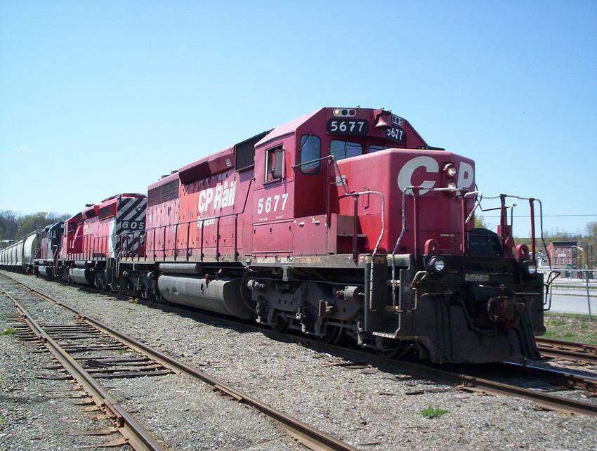 Photo of D&H train 515 in Kenwood yard