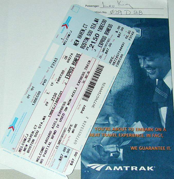Photo of A ticket to ride