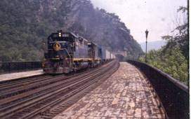 Photo of B&O at Harper's Ferry