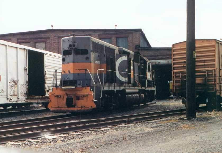 Photo of B&M #338 stored at East Deerfield