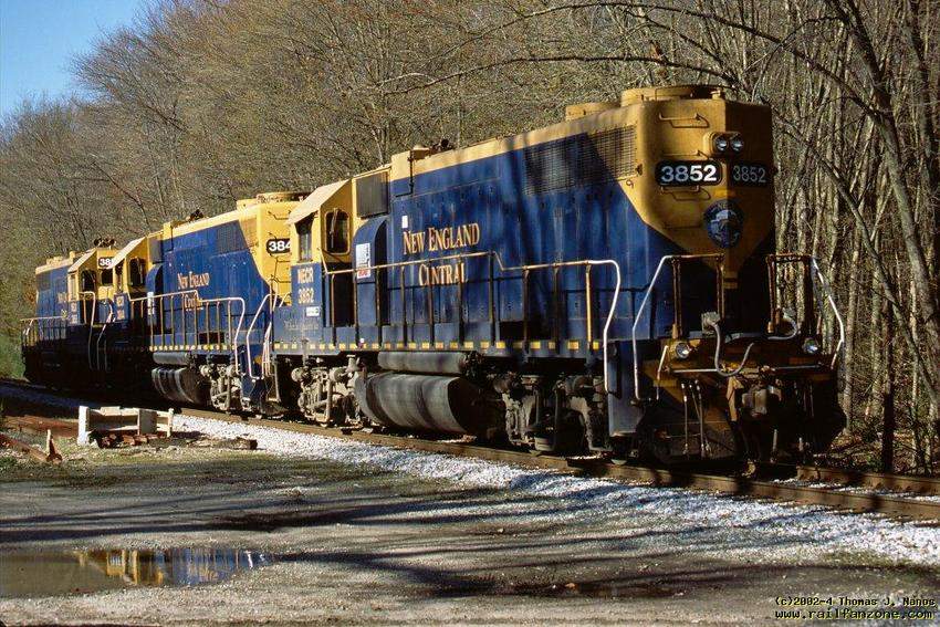 Photo of NECR train 608 in Franklin, CT