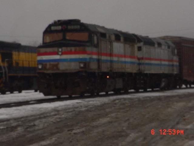 Photo of Ex-Amtrak units at Brownville Jct.